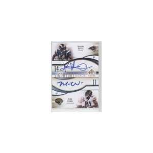   SP Signature Signature Duals #BW   Keenan Burton/99 Mike Sims Walker