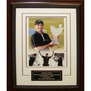 Mike Weir Signed 11X17 Deluxe Frame   FryS Collage
