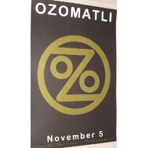  Ozomatli Poster   Concert Flyer