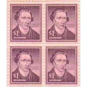 Patrick Henry Set of 4 x 1 Dollar US Postage Stamps NEW