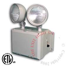 Emergency Exit Light   Wet Location Outdoor Listed  
