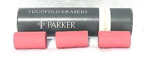 Parker erasers for Duofold series pencils #11882  