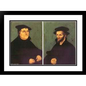  Portraits of Martin Luther and Philipp Melanchthon 20x23 