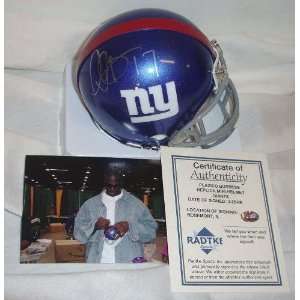 Plaxico Burress New York Giants Autographed Mini Helmet