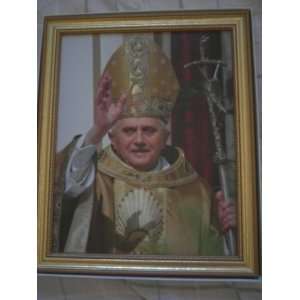  Framed Print of Pope Benedict XVI 