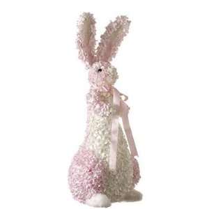  Raz Imports Pink Hydrangea Bunny 