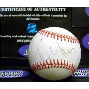  Richard Lewis Autographed Autographed Baseball Sports 
