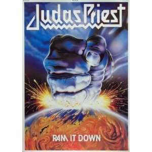    Judas Priest 24x34 Ram It Down Poster Rob Halford 