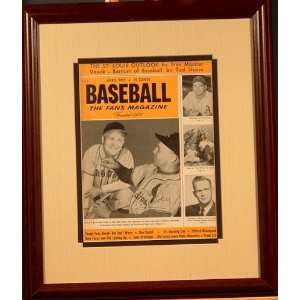 Rogers Hornsby signed vintage Baseball Magazine  Sports 