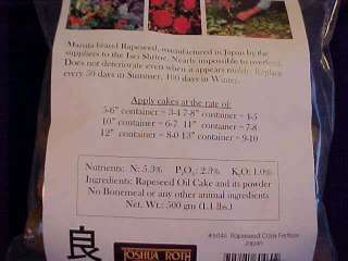 Bonsai Rapeseed Cake Plant Nutrient Fertilizer 6046  