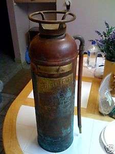 Antique   Columbia Fire Extinguisher   2.5 gal (Copper)  
