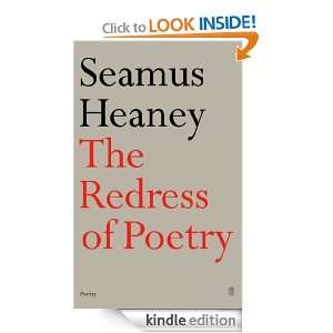 The Redress of Poetry Seamus Heaney  Kindle Store
