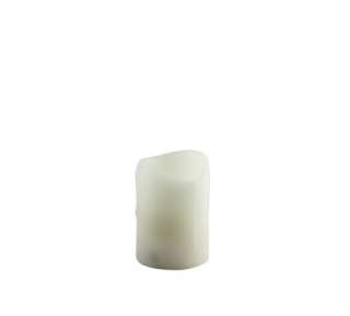 ZestCandle 3 x 4 White Flameless Pillar Candle  