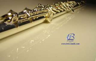 BRICCIALDI Flute Sterling Silver 925 Headjoint SOLDERED TONE HOLES 