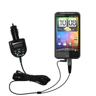 HTC Desire HD Car Charger + FM Transmitter  