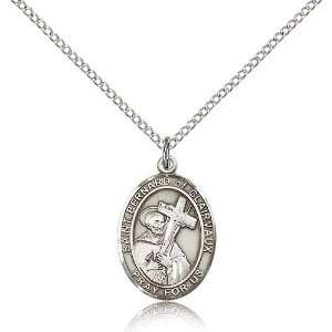  Sterling Silver St. Bernard of Clairvaux Pendant Jewelry