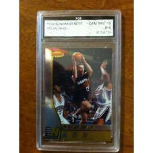 Steve Nash 1996 Bowmans Best #18 RC graded GEM MINT 10