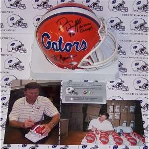 Steve Spurrier/Danny Wuerffel Autographed/Hand Signed Florida Gators 
