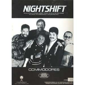  Sheet Music Nightshift The Commodores 149 