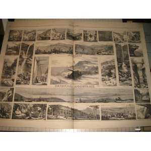   Sketches Among the Catskill Mountains By Thomas Nast 