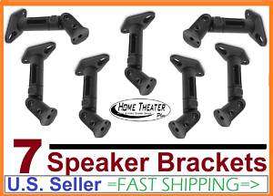 PACK, 7.1 HOME THEATER CEILING WALL SPEAKER BRACKETS MOUNTS for 