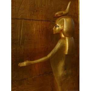  Goddess Selket, Tutankhamun Gold Canopic Shrine, Valley of 