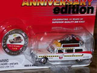 JOHNNY LIGHTNING LIMITED ECTO 1A CADILLAC GHOSTBUSTERS  