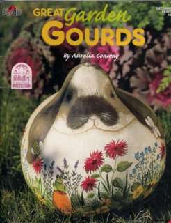 GREAT GARDEN GOURDS BY AURELIA CONWAY TOLE PAINTING BOOK  