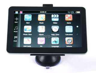 HD Car GPS Navigation 4GB /4 FM+Map GPS Receiver CE6.0  
