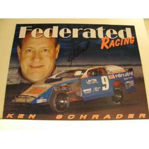   Racing Photo Card (8 1/2 in. x 11.0 in.) (Dirt   Car #9) Everything