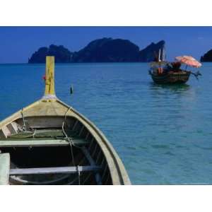  Boats and Ko Phi Phi Leh in Distance on Southern Andaman 