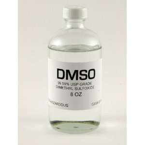 8oz DMSO Dimethyl Sulfoxide 99.9 USP Grade Glass Bottle  