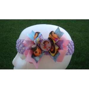  Dora The Explorer Sparkly Hair Bow 