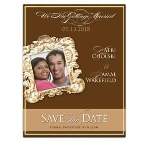   Save the Date Cards   Sophisticate Dove Grey High