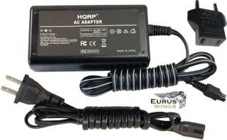 HQRP AC Adapter fits Sony Handycam DCR HC51 DCR HC52 DCR HC51E DCR 