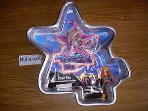 Wilton Disney Hannah Montana Cake Pan NWT Metal Plastic Star 