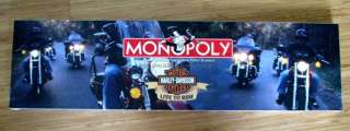 game part Monopoly Harley Davidson Motorcycles cardboad box insert 
