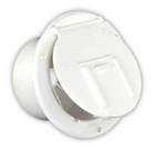 RV Camper Motorhome Round Electric Cable Hatch Polar White