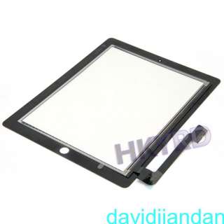 New Replacement Touch Screen Glass Digitizer For iPad 3 Black  