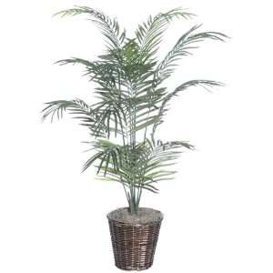   4 Potted Artificial Tropical Dwarf Palm Tree