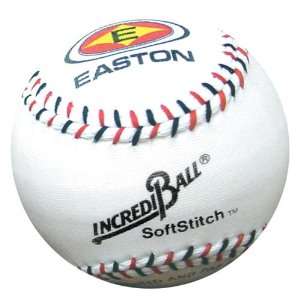  Easton 12in Softstitch White Incrediball   (One Dozen 