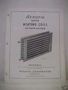 Aerofin Booster Heating Coils Hot Water and Steam  