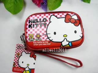 Hello Kitty Camera Bag Coin Pouch Purse Makeup Case for Cell phone  