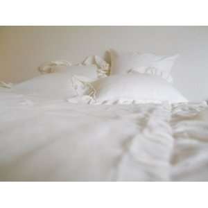  White Linen King Size Pillow Set (Set of 2) Everything 