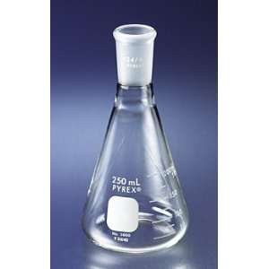 PYREX 250mL Narrow Mouth Erlenmeyer Flask with 24/40 Standard Taper 