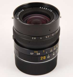 EX+* Leica Elmarit M 28mm f/2.8 Leitz 3rd version Lens 28/2.8  