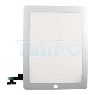 White Touch Screen Glass Digitizer For Apple iPad 2 2nd Gen  