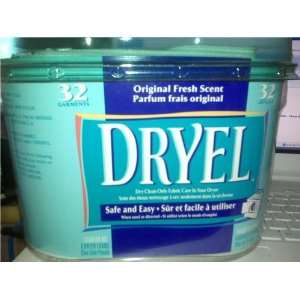Dryel Original Fresh Scent Starter Kit 8 Loads 32 Garmets  