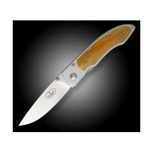  Fallkniven Knives P Folder 3G Steel Blade Yellow Bone P3Gy 