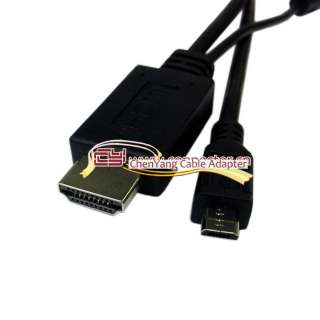 MHL HDMI Micro USB   HDMI HTC G14 Flyer S2 i9100 BK 5ft  